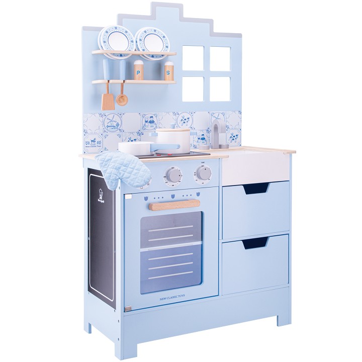 Kitchenette delft blue New Classic Toys